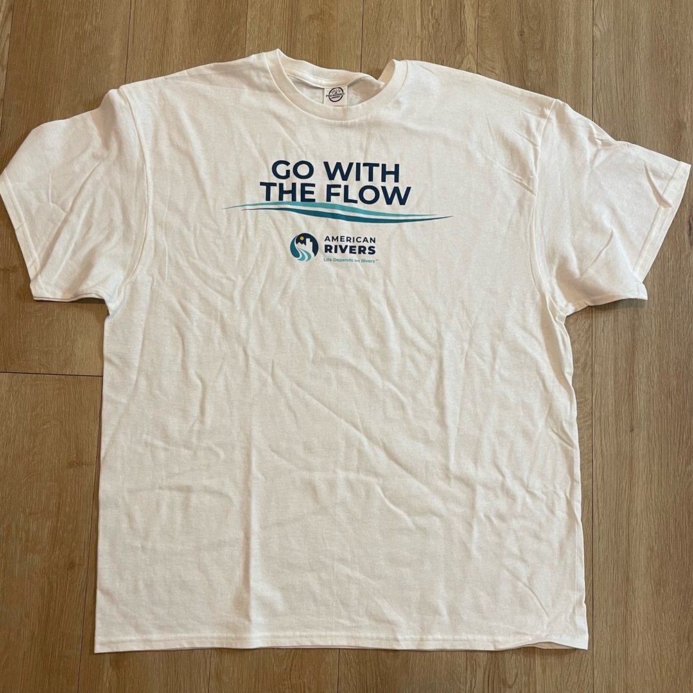American Rivers Tee Shirt Size XL